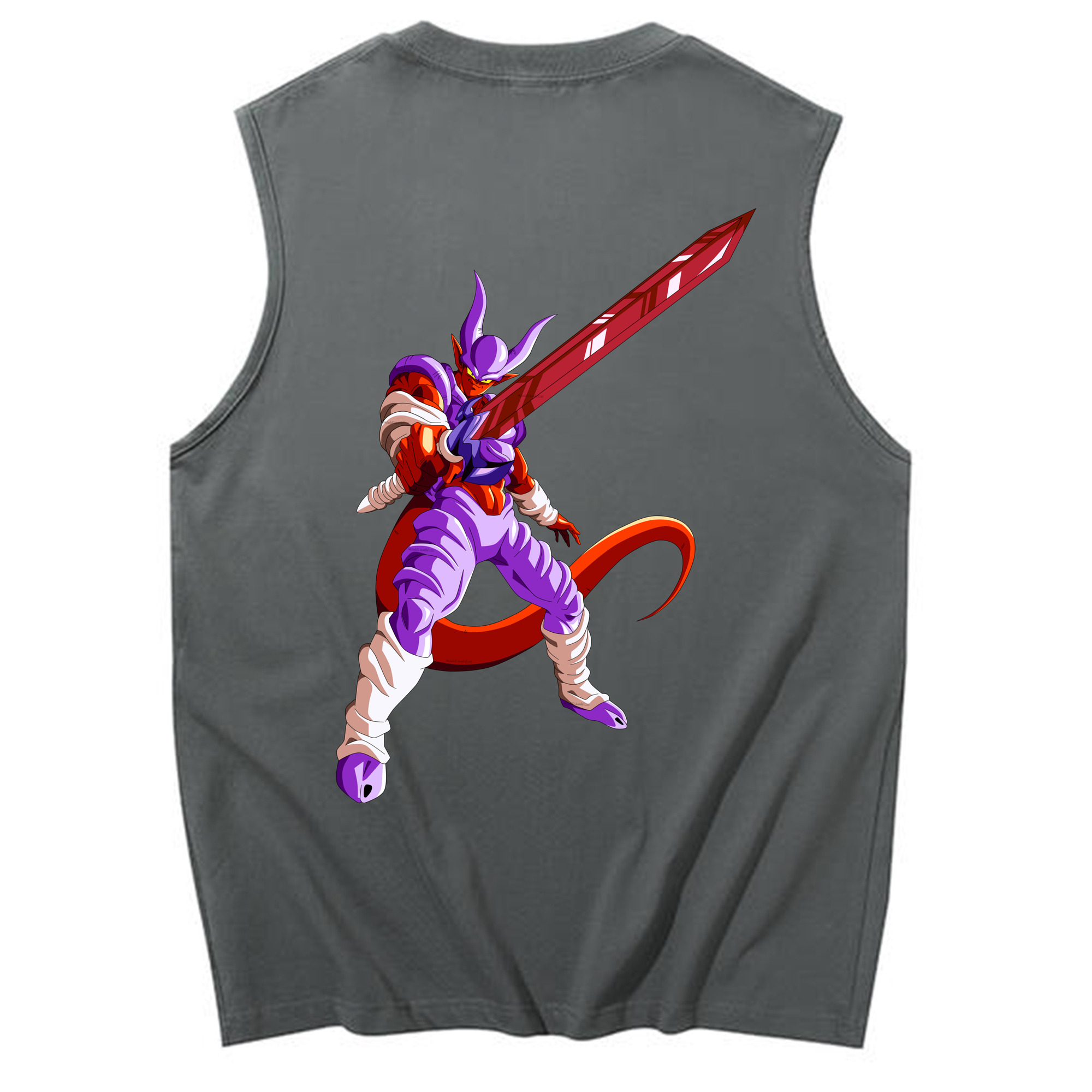 （画像用） ドラゴンボール ジャネンバ DRAGON BALL Janemba コットン100％タンクトップ（背面プリント）